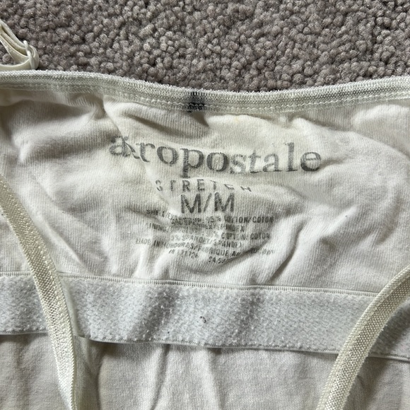 Aeropostale white camisole with built in bra - Picture 3 of 5